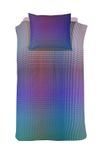 Damai Dekbedovertrek Rainbow Satijn 140x200/220 cm Violet + 1 Kussensloop 60x70