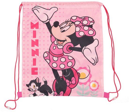 4KidsOnly Minnie Mouse Gymtas - Zwemtas - 40 cm - Roze - Voor Kinderen