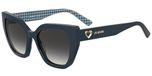 Moschino Love MOL098/S Blue pattern Cat Eye Zonnebril Dames