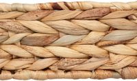 5Five Bestekbak indeling / keuken organizer - 4-vaks - Riet - 24 x 34 x 7 cm - naturel kleur