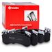 BREMBO A.B.S. All Brake Systems Remblokken – Set 4-delig – Incl. Slijtage-indicator – ECE-R90
