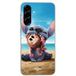 Maniacase Étui pour Samsung Galaxy A26 Stitch et Moana Kakamora