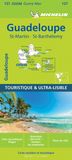 GUADELOUPE Michelin Carte Zoom Guadeloupe - St-Martin - St-Barthélemy: Map