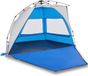 vidaXL Strandtent 2-persoons waterdicht snelontgrendeling azuurblauw