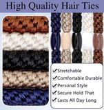 10 bandeaux tressés pour hommes – Scrunchies frisés pour cheveux épais