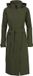 AGU Trench Coat Long Regenjas Urban Outdoor Dames - Groen - S