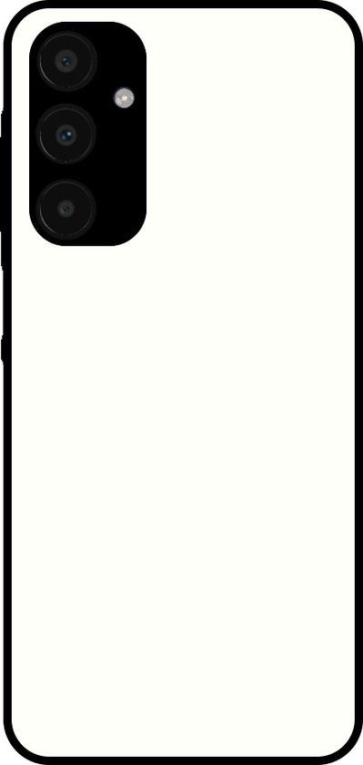 Geschikt voor Samsung Galaxy A25 Sublimatie Hoesje Hardcase - Smartphonica - TPU - Zwart