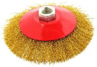 GEKO brosse métallique à lamelles - 125 mm - filetage M14
