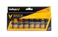 Vallejo Model Air Basic acrylverf, set van 8 stuks