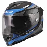 LS2 FF818 Storm III Komai Helm - Integraalhelm - Zwart/blauw - XXL