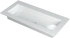 Wastafel INK Kraft Wastafel Enkele Bak 1 Kraangat - 1000x450x10 mm - Glans Wit