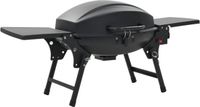 vidaXL Gasbarbecue met kookzone zwart