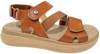 Wolky Amara Leren Dames Sandalen - Cognac - 38