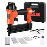 ValueMax Multifunctionele 2-in-1 pneumatische nietmachine met opbergdoos 18GA met 200 nietjes en 200 nagels, ideaal voor knutselen, decoratie, muur, wandtapijt, hout