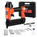 ValueMax Multifunctionele 2-in-1 pneumatische nietmachine met opbergdoos 18GA met 200 nietjes en 200 nagels, ideaal voor knutselen, decoratie, muur, wandtapijt, hout