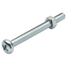Homefix Metaalschroef Vz Ck PH1 + Moer M3X16 | 20 stuks - 6701.50.10010