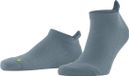 FALKE Cool Kick kort eenkleurig functioneel materiaal sneakersokken enkelsokken unisex blauw - maat 42-43