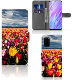 B2Ctelecom Samsung Galaxy S20 Plus Hoesje Tulpen