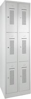 Zautsen kantoorinrichting Lockerkast kleding metaal WRC 6-deurs - Wit - Industrieel