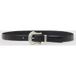 John Varvatos Eastwood Roper Gürtel 25mm Schwarz W40