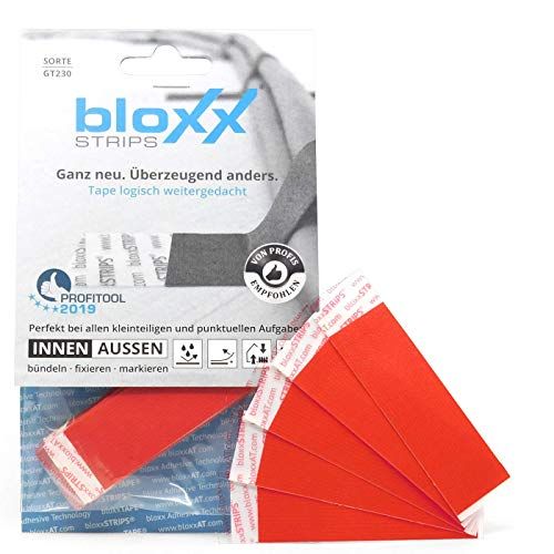bloxxSTRIPS GT230-025090-06 GT230 textieltape, 24 strepen, rood
