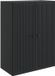 vidaXL Wandkast Zwart 66 x 34,5 x 90 cm Bewerkt hout