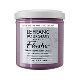 Lefranc Bourgeois 300576 Flashe acryl- en vinylverf, lichtecht, dekkend en bestand tegen veroudering - 125ml Pot, Parma Pink Iridescent
