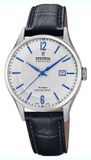 Festina Swiss Made Horloge - Festina heren horloge - Zilver - diameter 40 mm - roestvrij staal