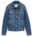 Tom Tailor Jeansjasje van gerecycled katoen - Maat L - Used Dark Stone Blue Denim