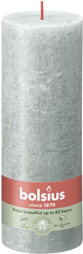 Bolsius Stompkaars Jadegreen - 19cm - 85 branduren