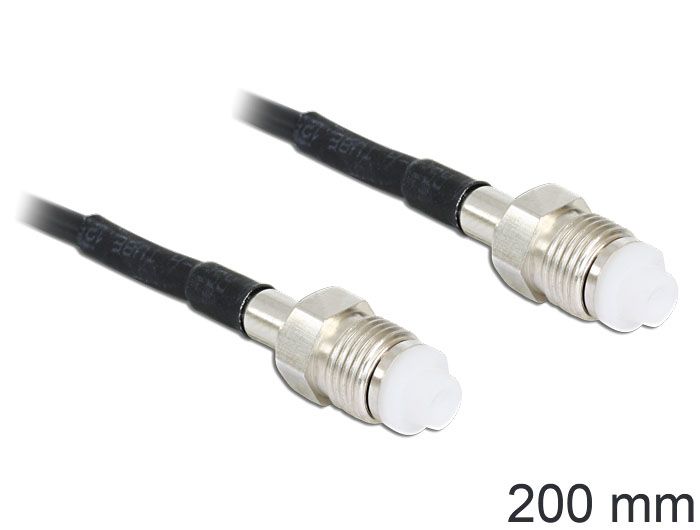 DeLOCK 88592 - Kabel - 0,2 m - Zwart