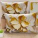PETTI Artigiani Italiani - Paar kussenslopen 40 x 80 cm van microvezel, decoratief kussen voor slaapkamer, bank, woonkamer, set van 2 kussenslopen, bloemenpatroon 06 20, 100% Made in Italy
