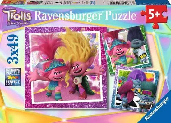 Ravensburger Trolls Band Together 3x49 Piece Puzzles