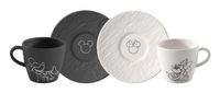 Villeroy & Boch Mickey Mouse kopje Zwart, Wit Espresso 4 stuk(s)
