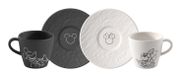 Villeroy & Boch Mickey Mouse kopje Zwart, Wit Espresso 4 stuk(s)