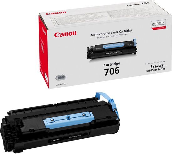 Canon 706 Tonercartridge - Zwart - Origineel