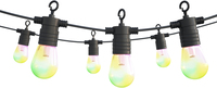 Calex Smart Outdoor Party String Light - 10m - RGB + Warm White - App Controlled