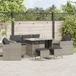 Maison Exclusive - Ensemble de meubles de jardin 6 pièces avec canapé et coussins, gris clair, en polyrotin