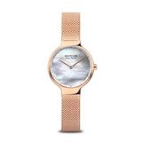 BERING Damen Uhr Quarz Movement - Max René Collection mit Edelstahl und Saphirglas 15527-364 - Wasserdicht: 5 ATM