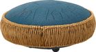 Steel tongue drum, 30.5 cm, 13 notes, outdoor rain drum, garden. C major musical instrument with accompanying book and sticks. Percussion instrument for meditation, yoga, beginners and music education. Navy blue