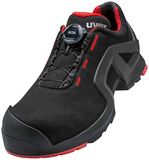 Uvex 1 Support Halbschoenen S3 65672 Zwart, Rood
