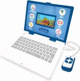 Lexibook Educatieve laptop, tweetalige leercomputer Engels/Frans, kleurenscherm, 130 taalactiviteiten, schrijven, wiskunde, logica, muziek en games, blauw, JC798i1