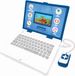 Lexibook Educatieve laptop, tweetalige leercomputer Engels/Frans, kleurenscherm, 130 taalactiviteiten, schrijven, wiskunde, logica, muziek en games, blauw, JC798i1