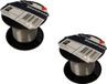 2x stuks fil de fer / fils de fer acier galvanisé - 50 m - pour enrouler couronnes et arrangements floraux - fil de fer / fil de bricolage