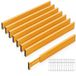LUXVIOR Expandable Bamboo Drawer Dividers 8 pack with labels(17"-22") Drawer Organizer for Kitchen, Clothes,Utensils,Silverware,Dresser,Office,Desk