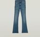 G-STAR 3301 Flare Wmn Dames Jeans - faded icy blue