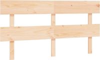 vidaXL Hoofdbord 154x3x81 cm massief grenenhout