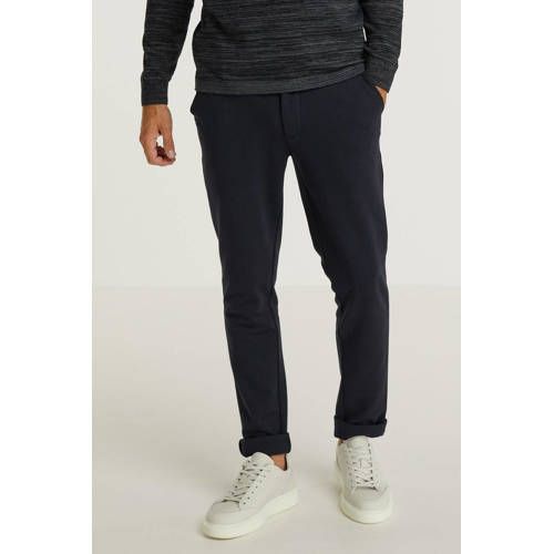 Blend slim fit chino donkerblauw
