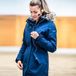 WHIS Lange Jas Coach Dark Navy - M