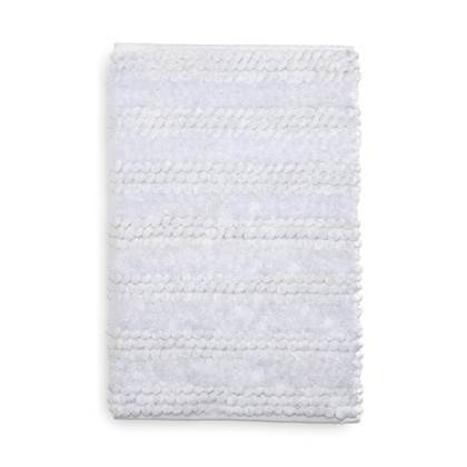 Heckett & Lane Roberto Bath Mat, 60% Cotton, 40% Polyester, White, 60 x 100 Cm, 1.0 Pieces